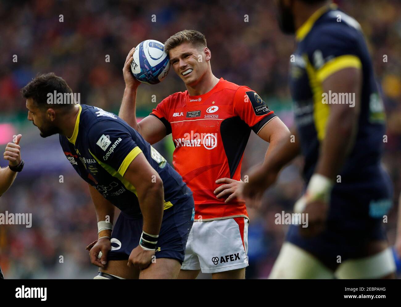 Britain Rugby Union Asm Clermont Auvergne V Saracens European Rugby Champions Cup Final Murrayfield Stadium Edinburgh