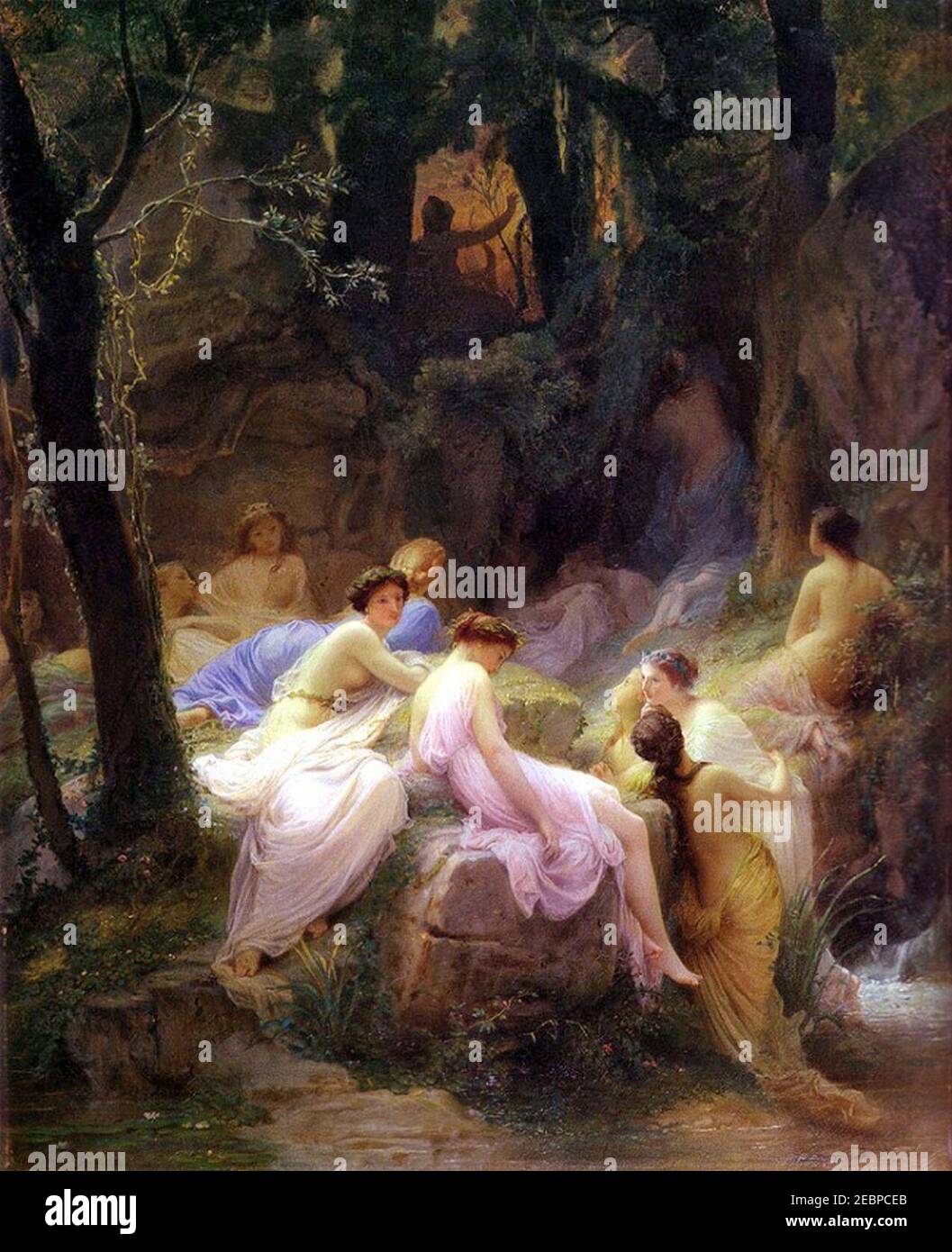 Nymphs Listening To The Songs of Orpheus, by Charles François