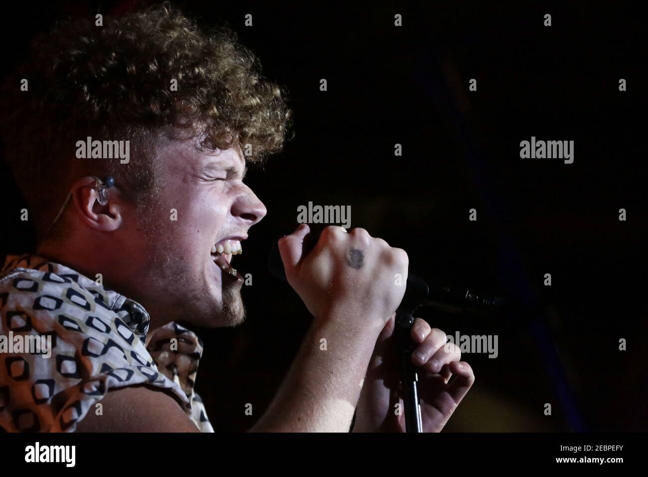 Tommy Wright of Young Kato performing live on stage on the final date of  their UK tour at Borderline in London Stock Photo - Alamy