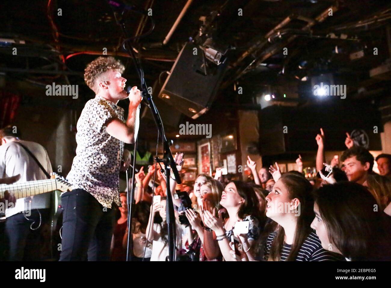Tommy Wright of Young Kato performing live on stage on the final date of  their UK tour at Borderline in London Stock Photo - Alamy