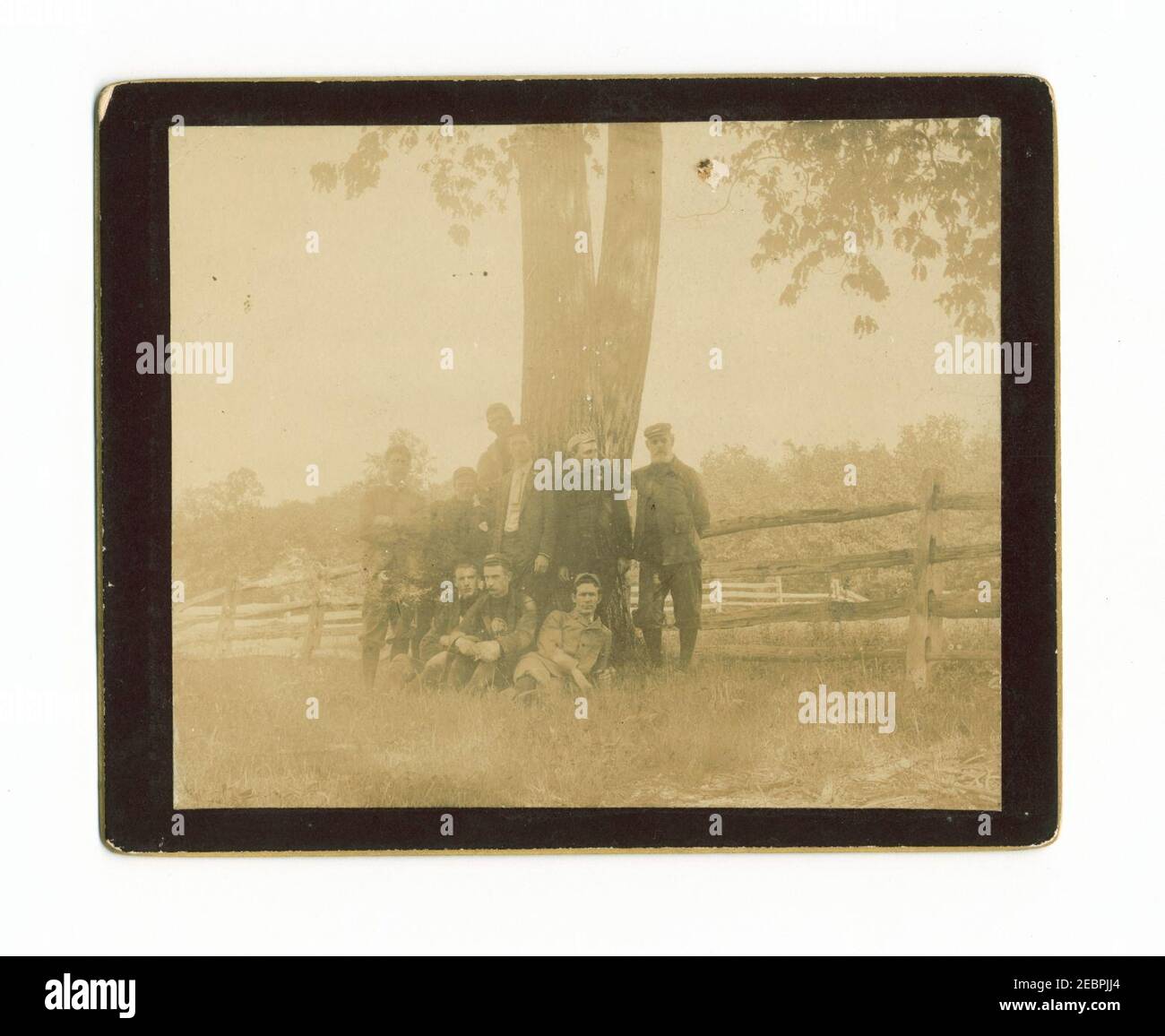 Philadelphia Baseball Club, 1894, Group near Paoli Monument, May 27, 1894 Stock Photo
