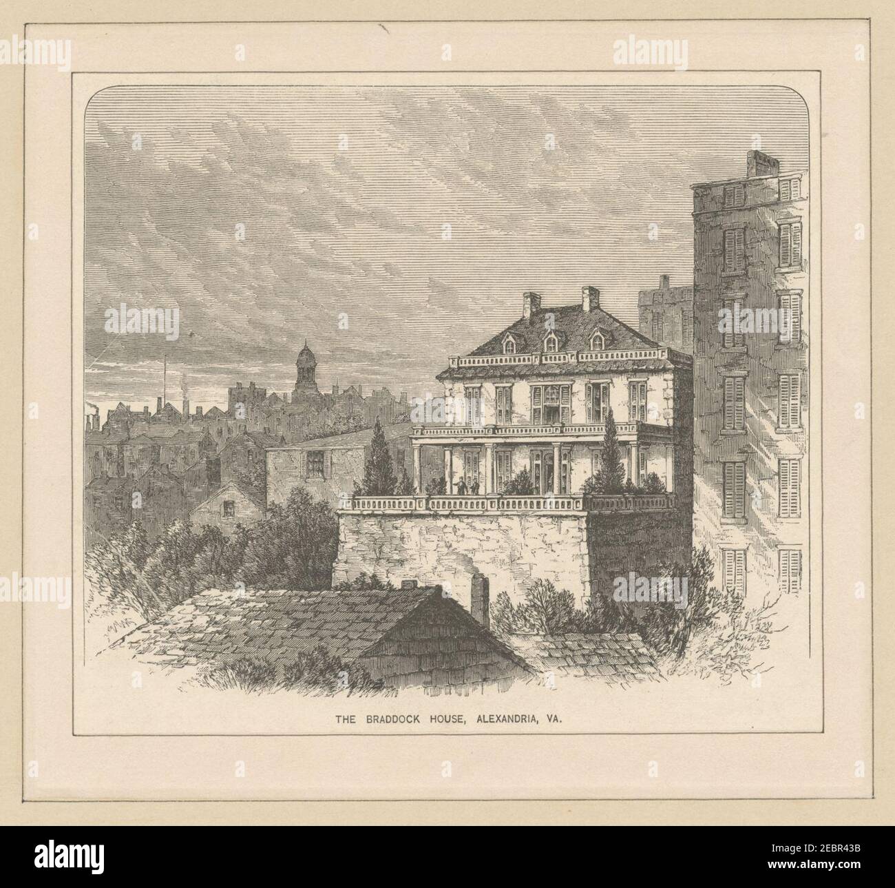 The Braddock House, Alexandria, Va Stock Photo Alamy