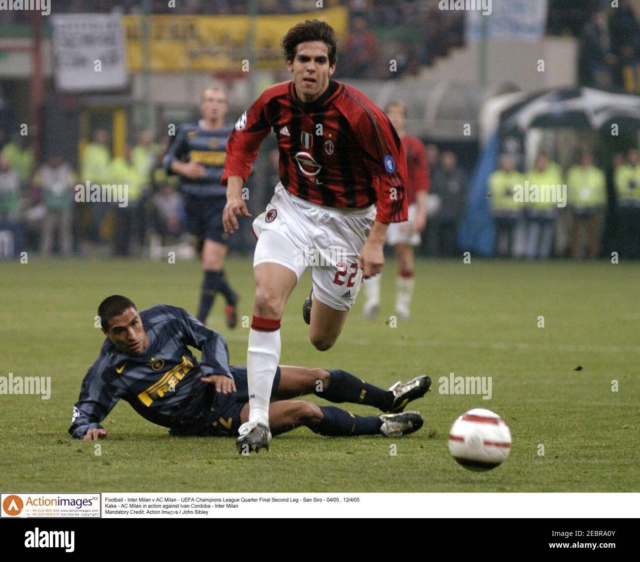Football Inter Milan V Ac Milan Uefa Champions League Quarter Final Second Leg San Siro 04