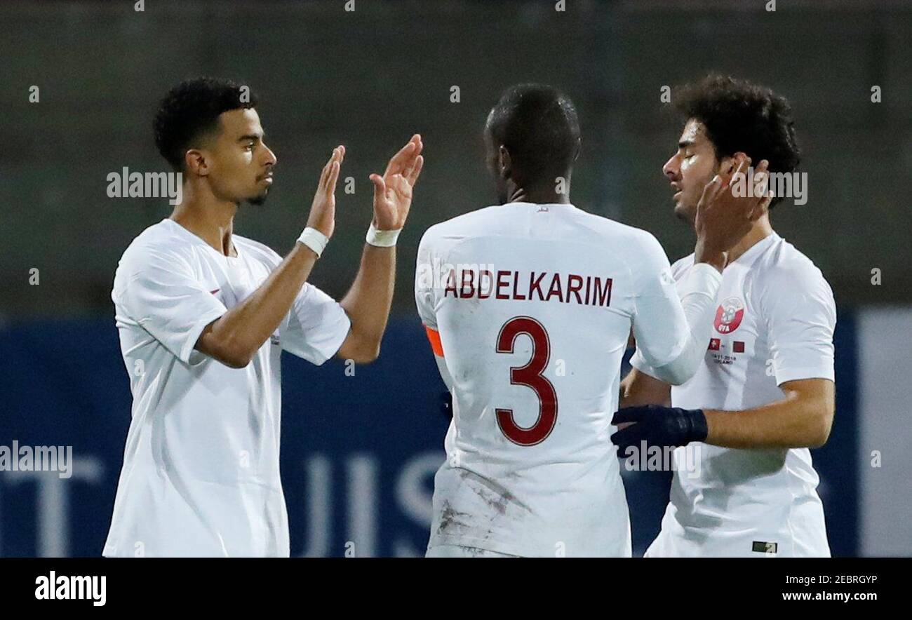 Qatars akram afif hires stock photography and images Alamy