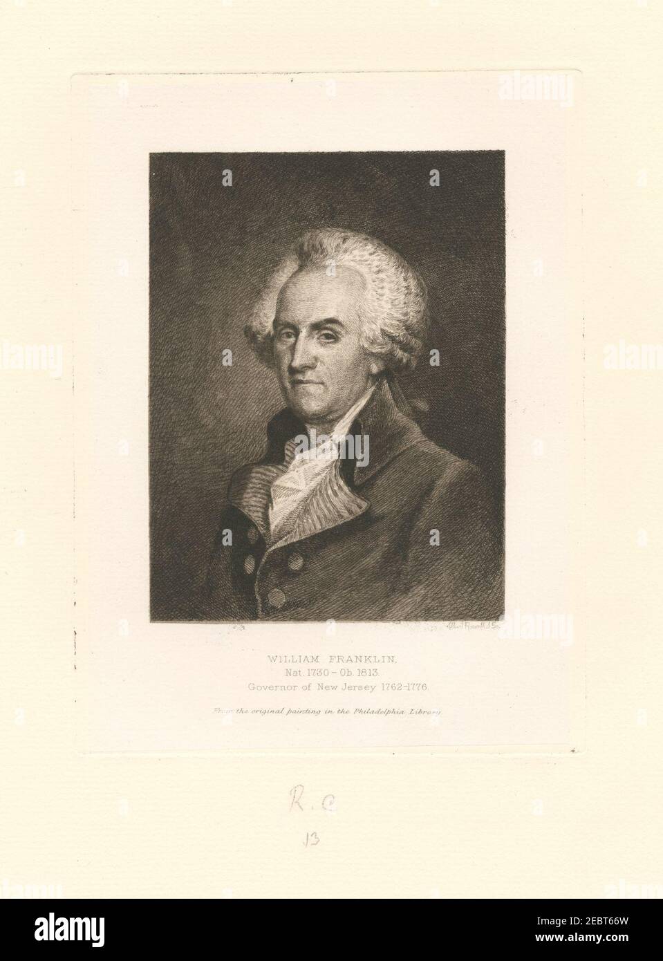 William Franklin Governor Of New Jersey Stock Photo Alamy William Franklin Governor Of New Jersey Stock Photo Alamy