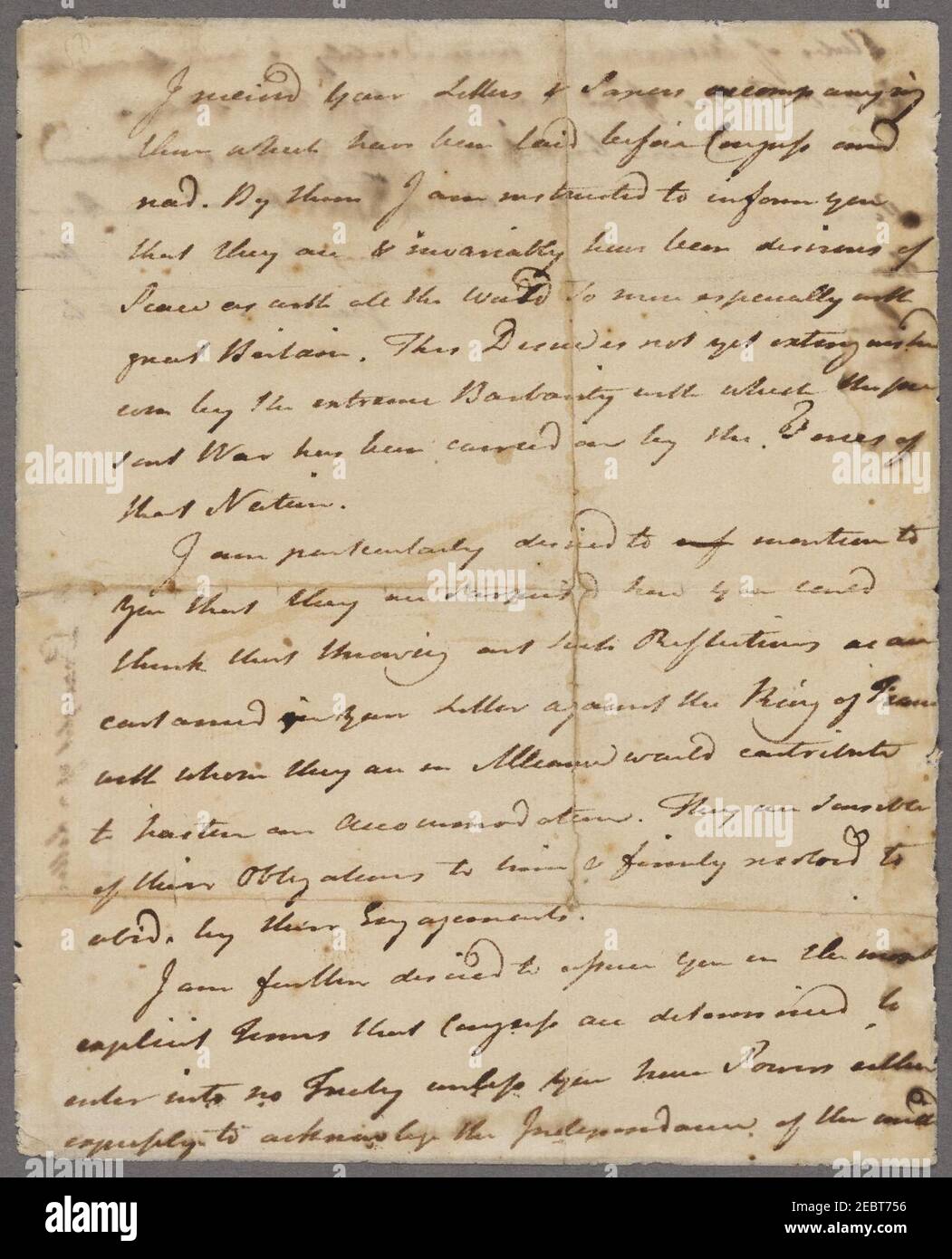 Witherspoon, Dr. John. To the commander of the British forces Stock