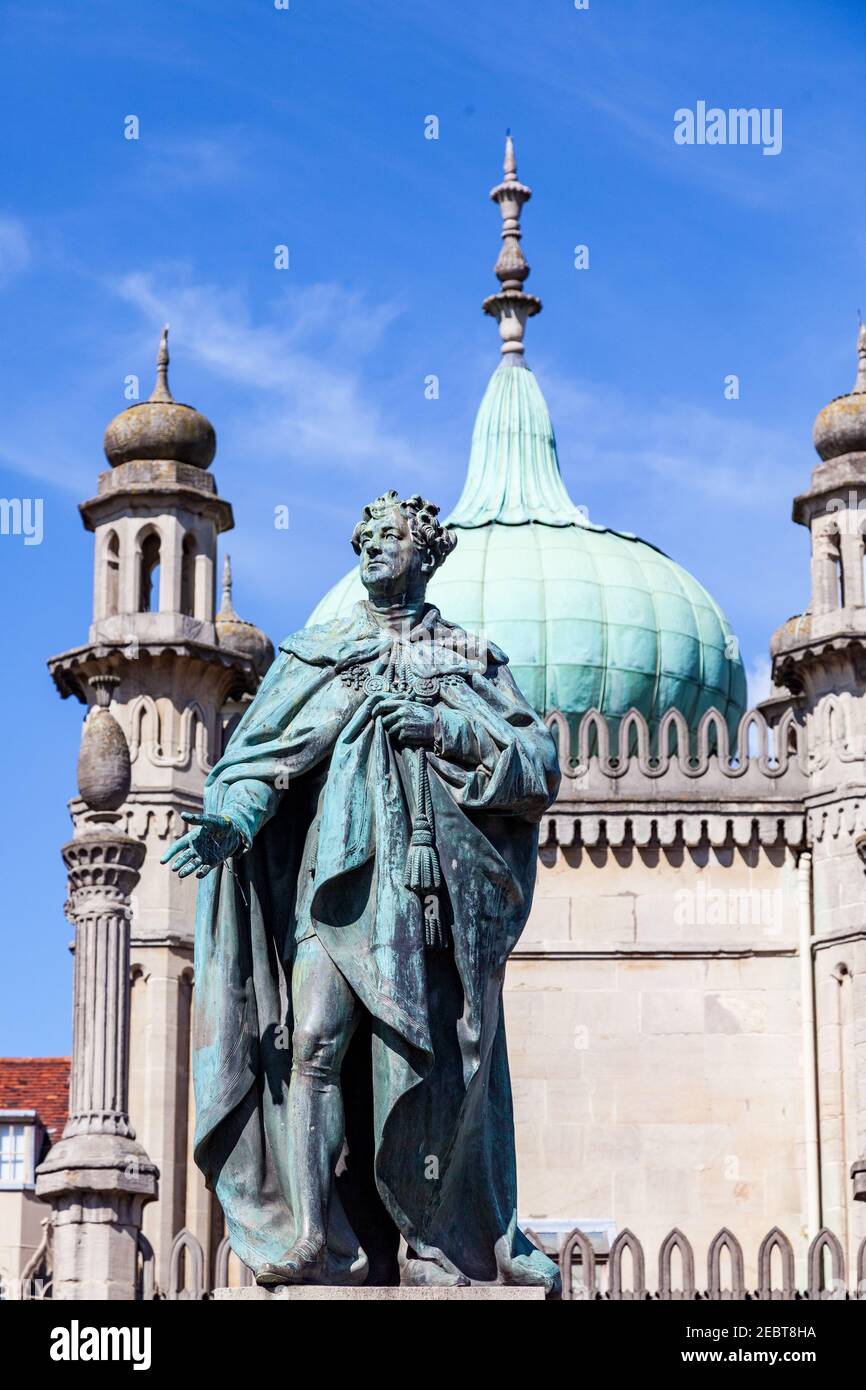 Statue of IV, Brighton, Brighton and Hove. This statue of