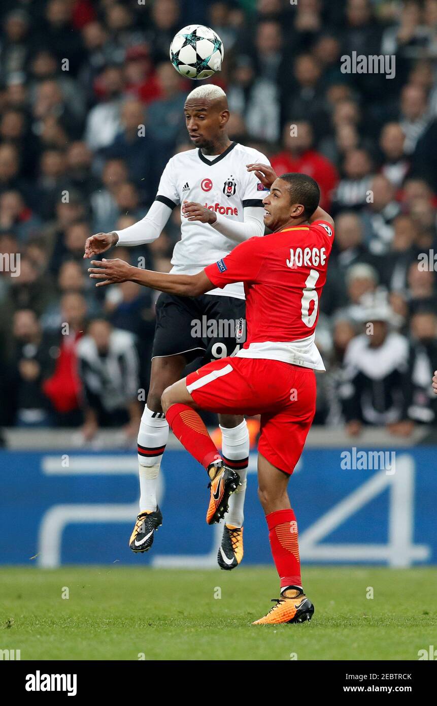 Soccer Football - Champions League - Besiktas J.K vs AS Monaco - Vodafone  Arena, Istanbul, Turkey - November 1, 2017 Besiktas' Anderson Talisca in  action with Monaco's Jorge REUTERS/Murad Sezer Stock Photo - Alamy