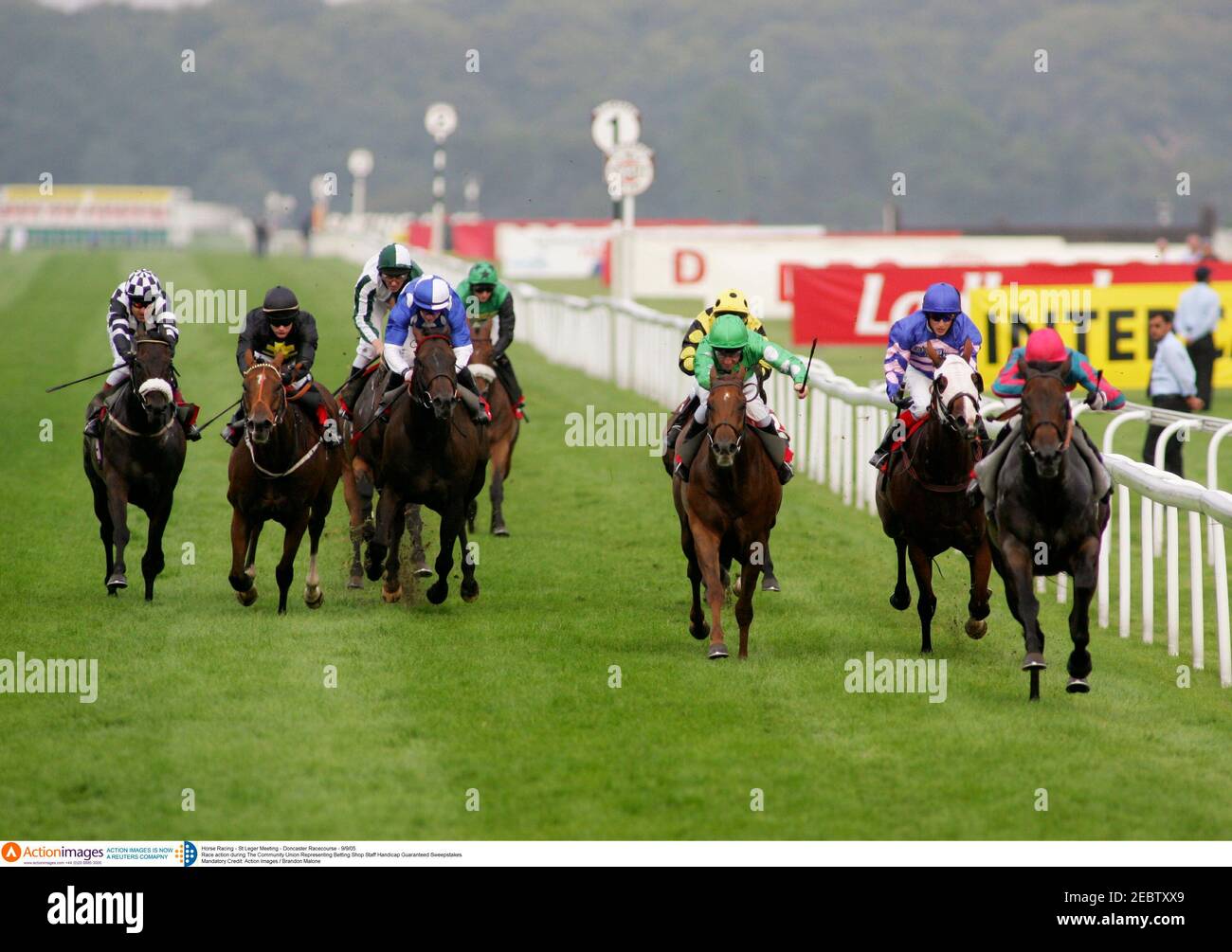 Betting At Doncaster Racecourse High Resolution Stock Photography and