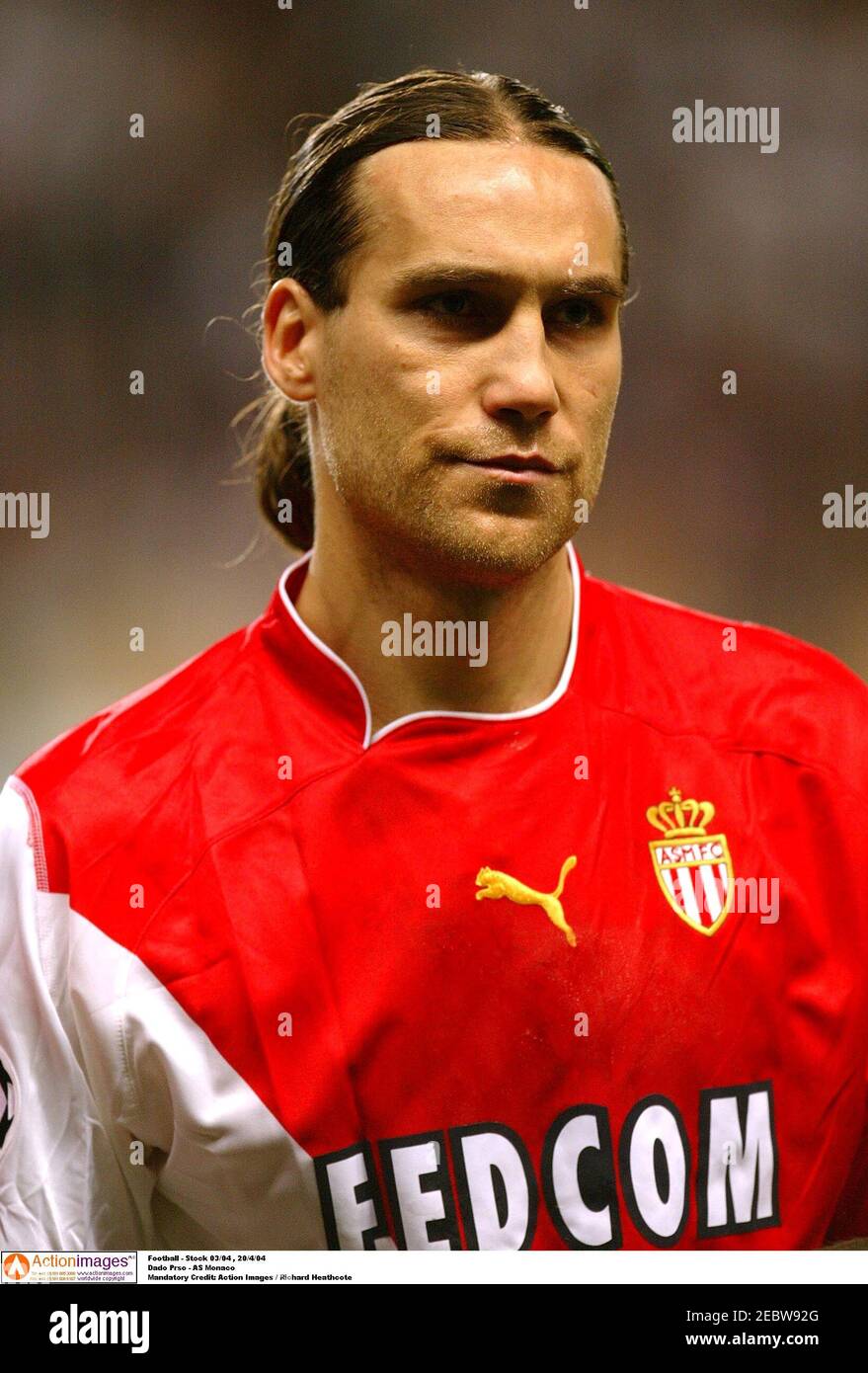 Football - Stock 03/04 , 20/4/04 Dado Prso - AS Monaco Mandatory Credit:  Action Images / Richard Heathcote Stock Photo - Alamy