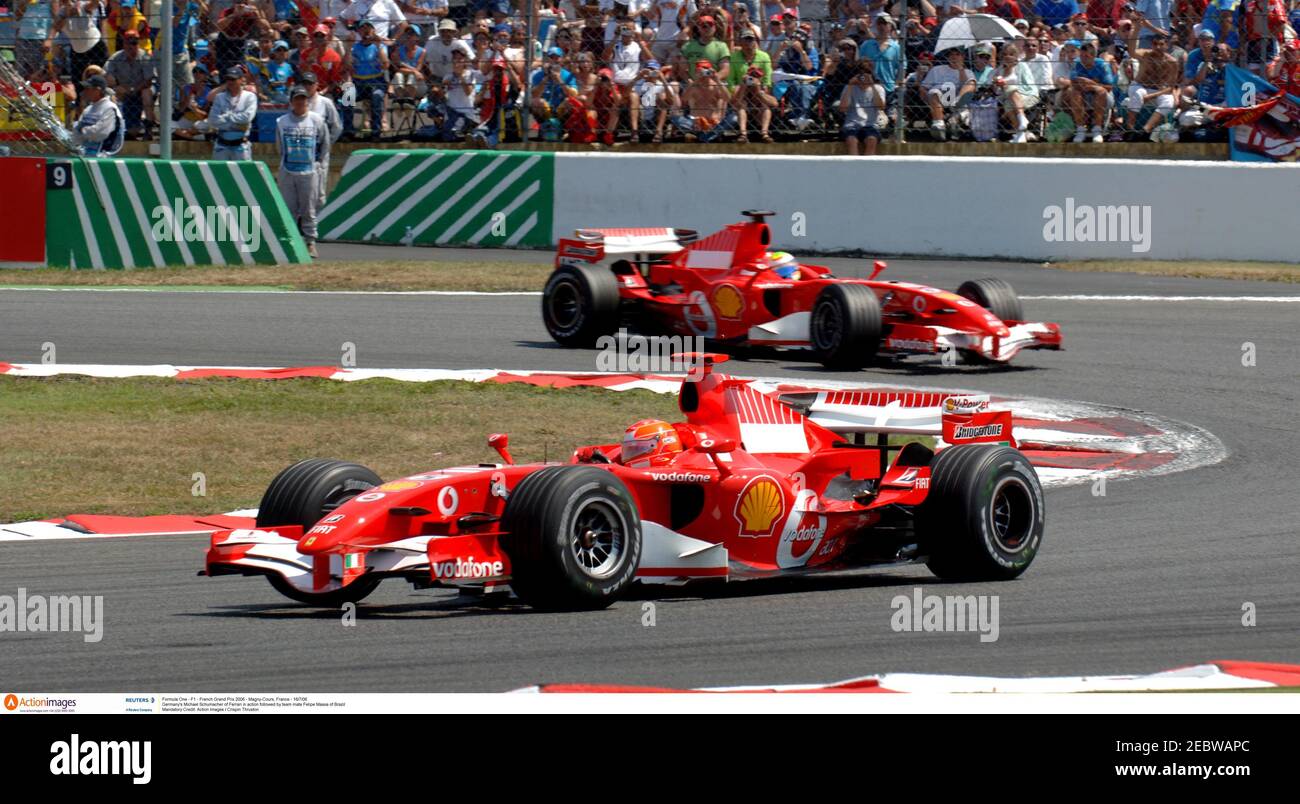 Formula One F1 French Grand Prix 06 Magny Cours France 16 7 06 Germany S Michael Schumacher