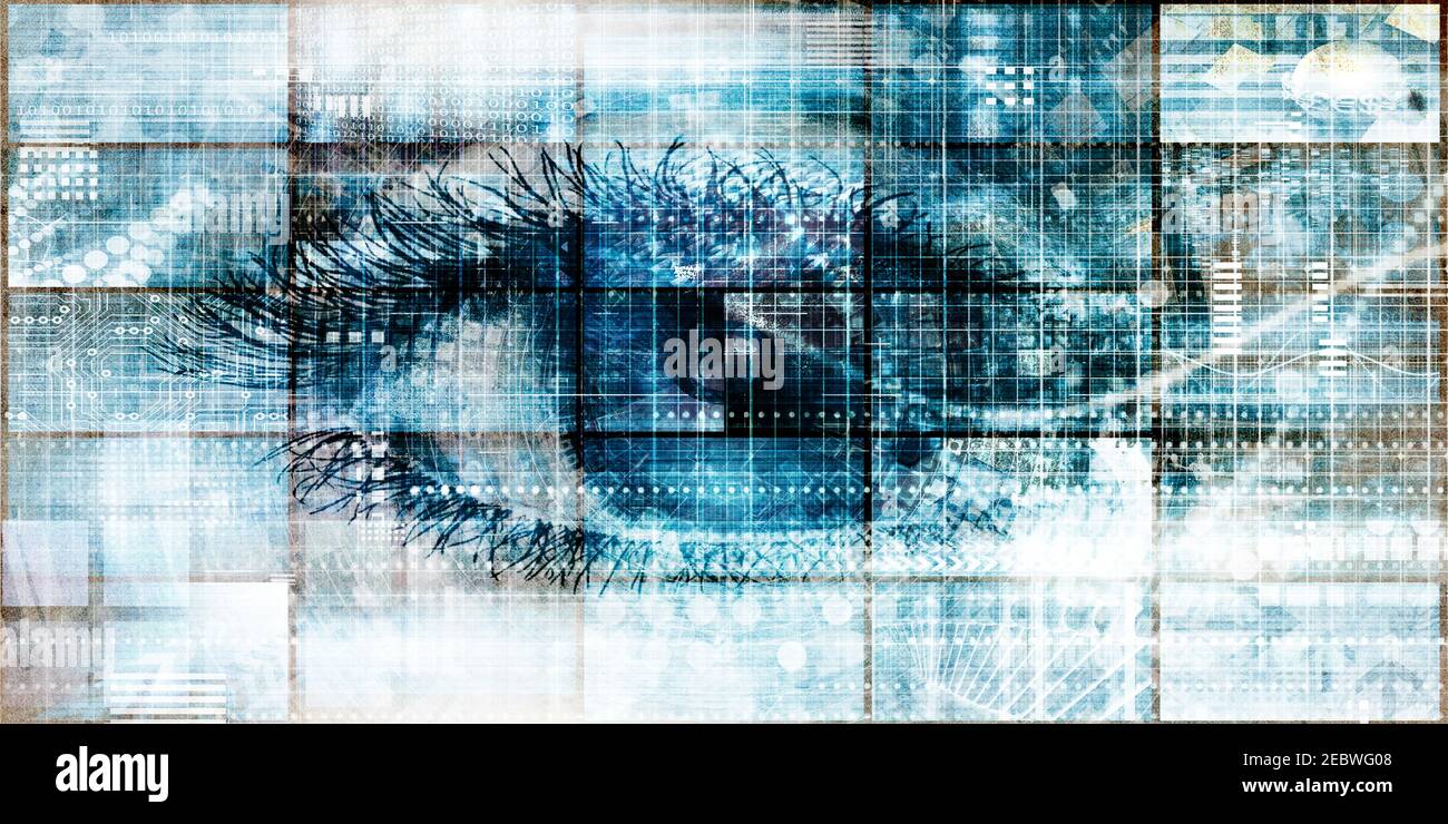Data Security Center Technology Analytics Abstract Background Stock ...