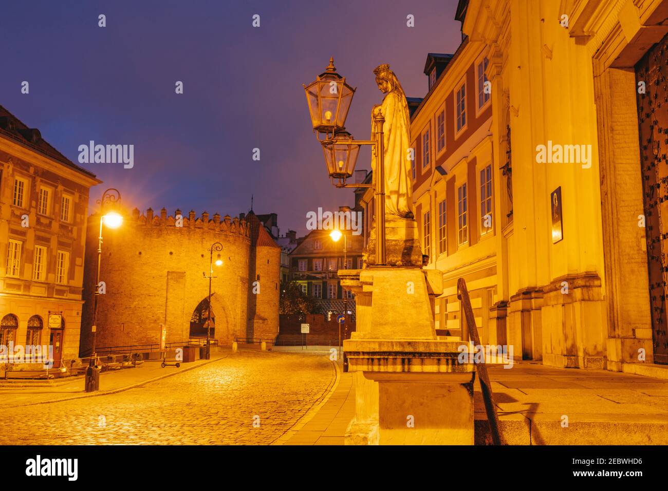 Old town of Warsaw. Warsaw, Masovia, Poland. Stock Photo