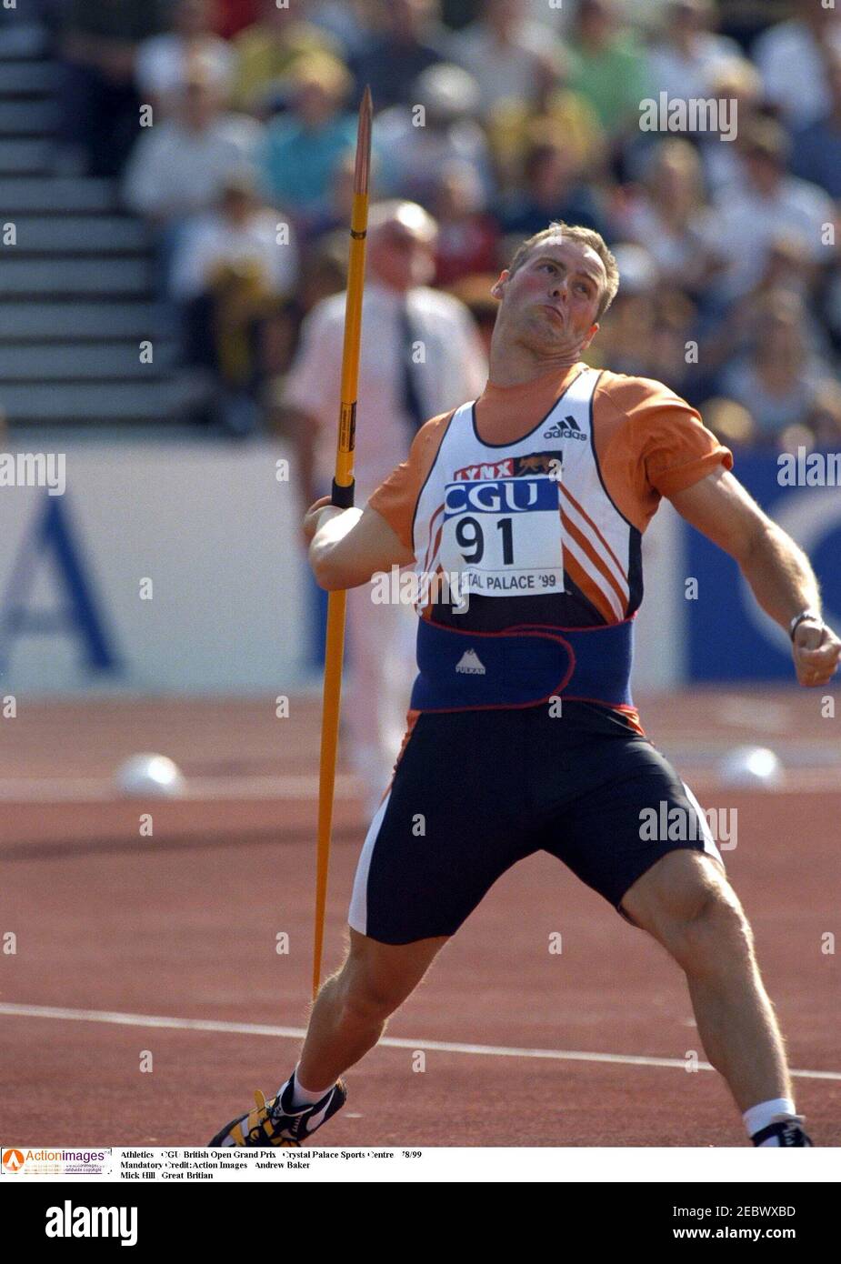 Athletics - CGU British Open Grand Prix , Crystal Palace Sports Centre ,  78/99 Mandatory Credit:Action Images / Andrew Baker Mick Hill , Great  Britain Stock Photo - Alamy