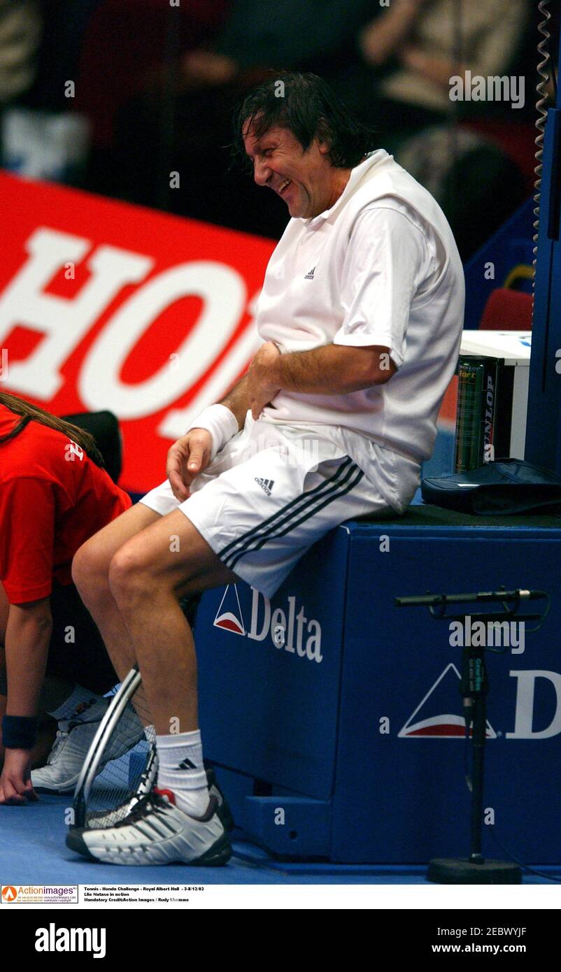 Tennis - Honda Challenge - Royal Albert Hall - 3-8/12/02 Llie Natase in  action Mandatory Credit:Action Images / Rudy Lhomme Stock Photo - Alamy