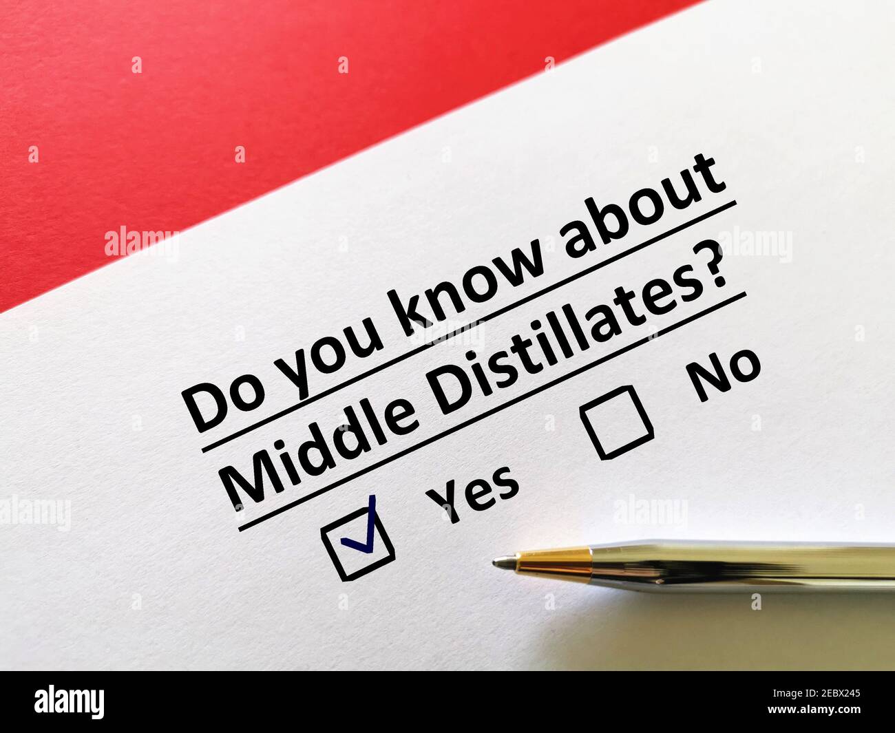 One person is answering question about oil and gas. He knows about