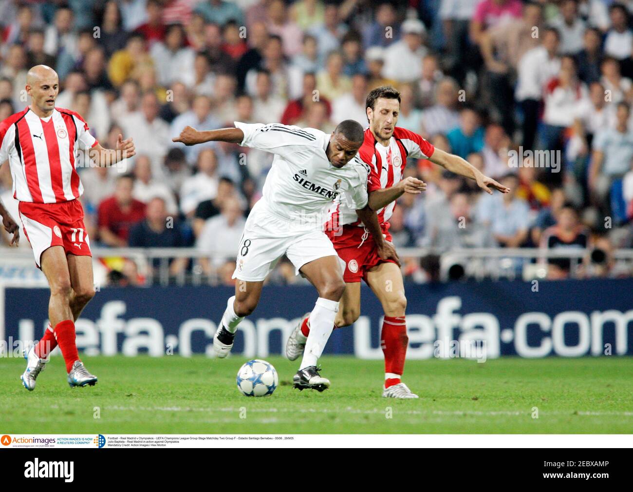 Football - Real Madrid v Olympiakos - UEFA Champions League Group Stage  Matchday Two Group F - Estadio Santiago