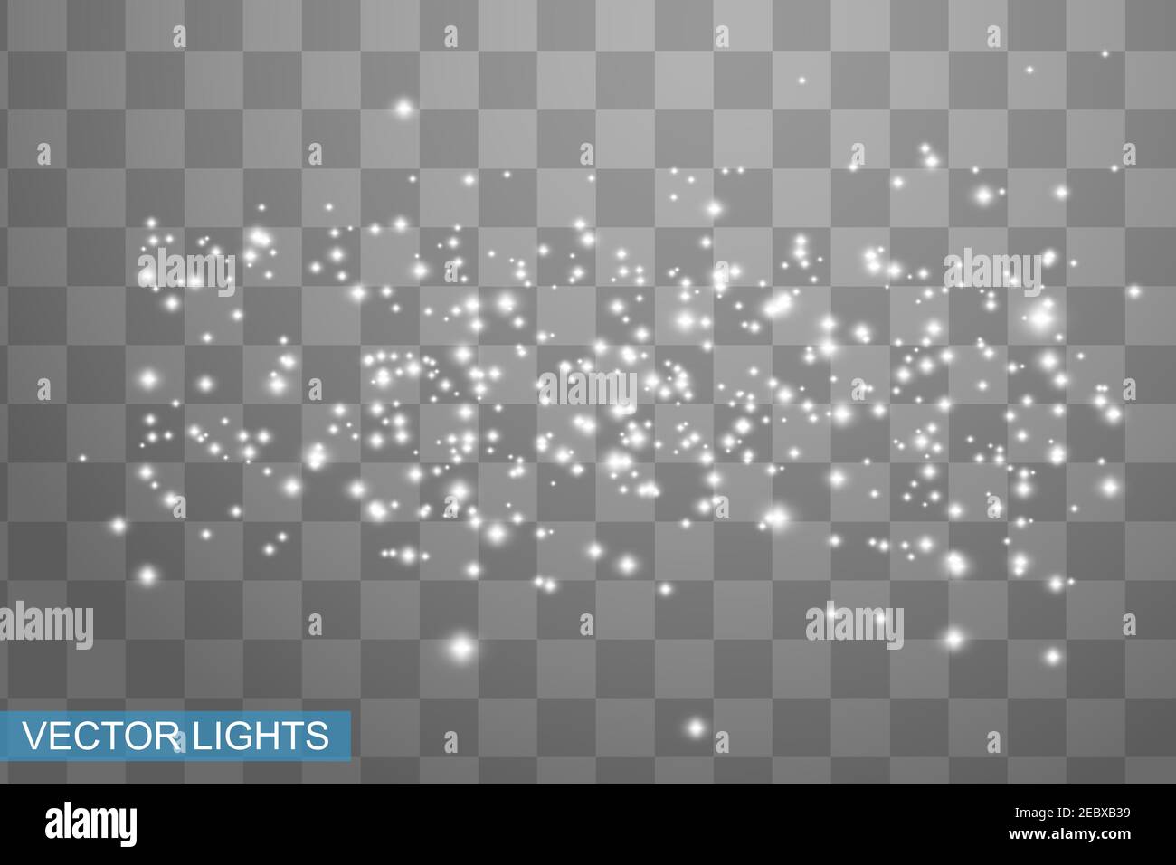 Set of glowing lights effects isolated on transparent background. Sun ...