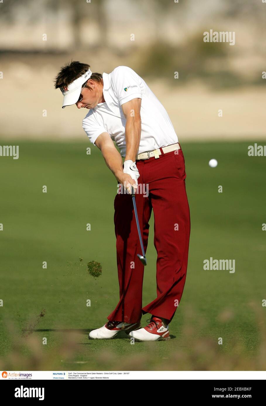 Golf - The Commercial Bank Qatar Masters - Doha Golf Club, Qatar - 26/1/07  Chris Rogers - England Mandatory Credit: Action Images / Brandon Malone  Stock Photo - Alamy