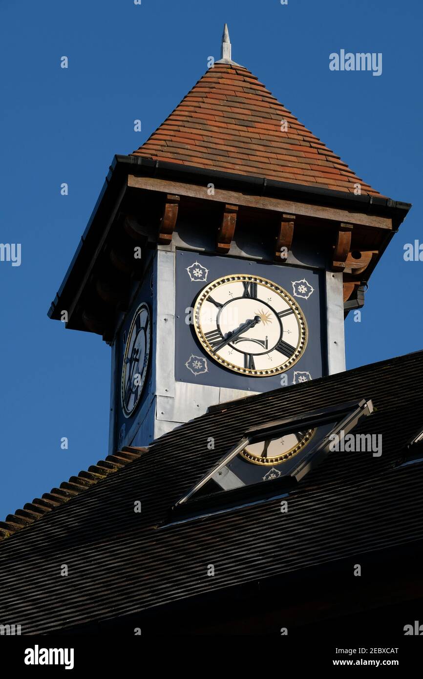 Town clock in Tewkesbury Stock Photo