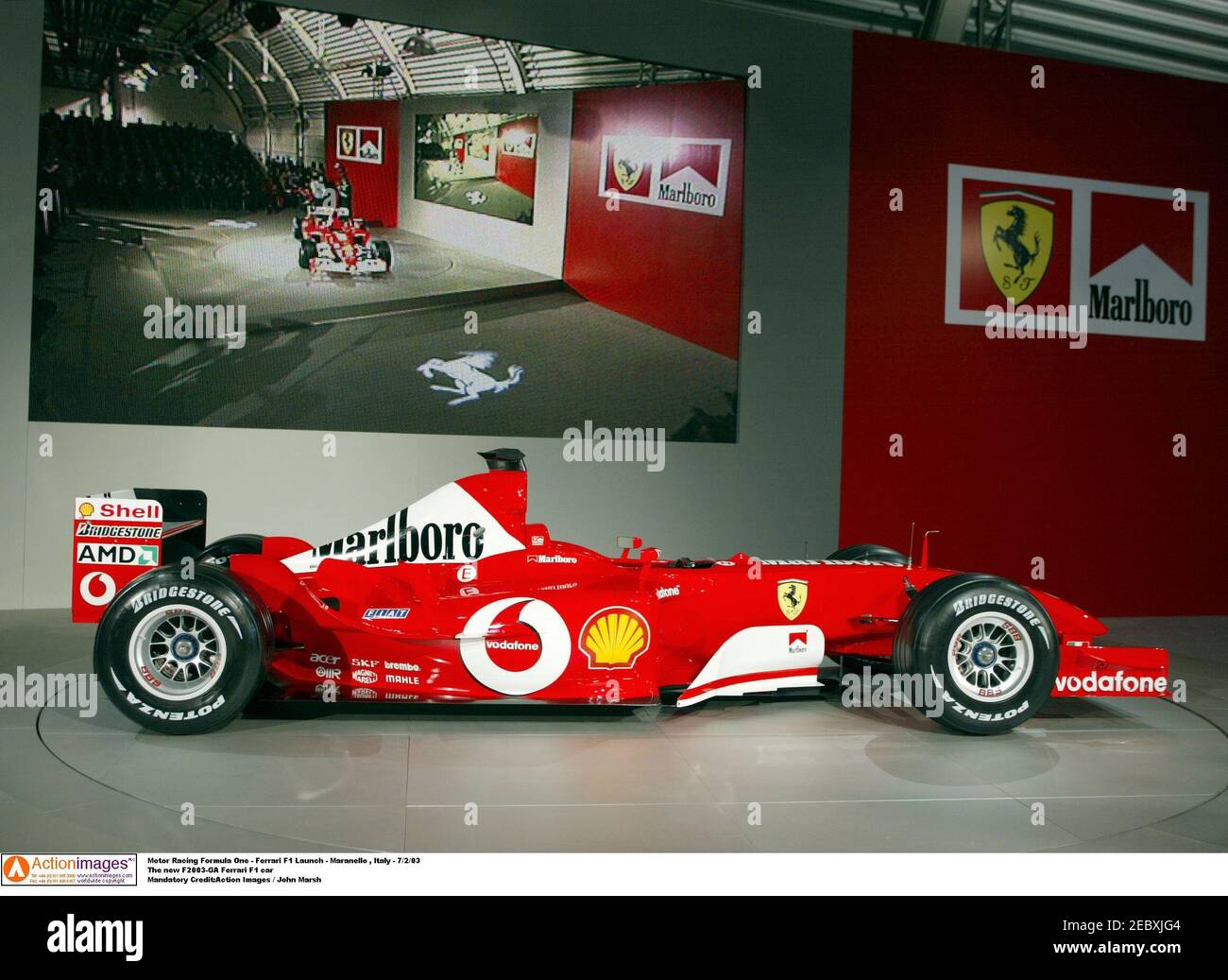 Ferrari f2003 ga hi-res stock photography and images - Alamy