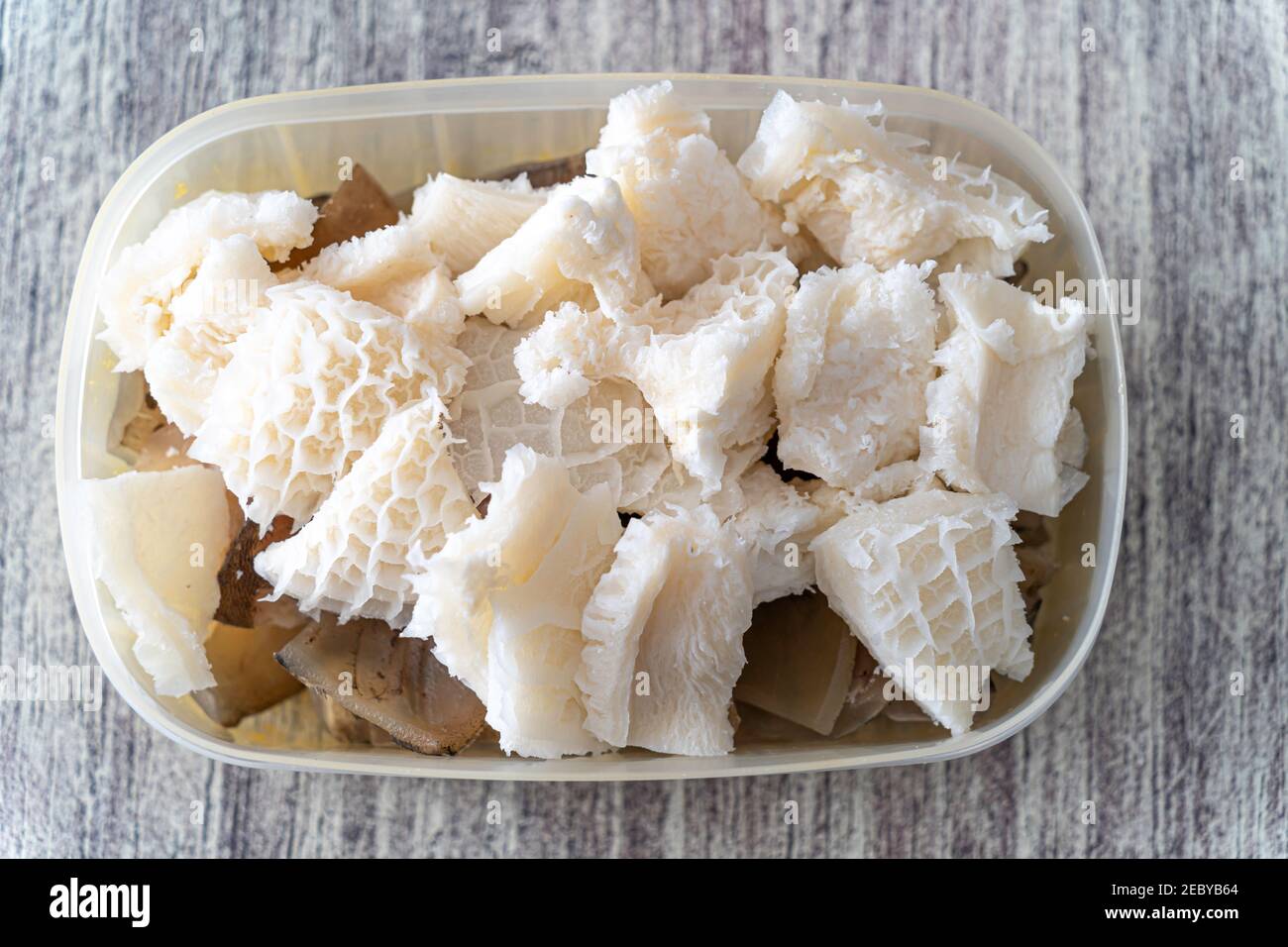 Cleaned beef tripe ready for cooking Stock Photo Alamy