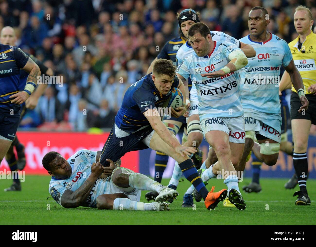 Rugby Union - European Champions Cup Final - Leinster Rugby v Racing 92 -  San Mames, Bilbao, Spain - May