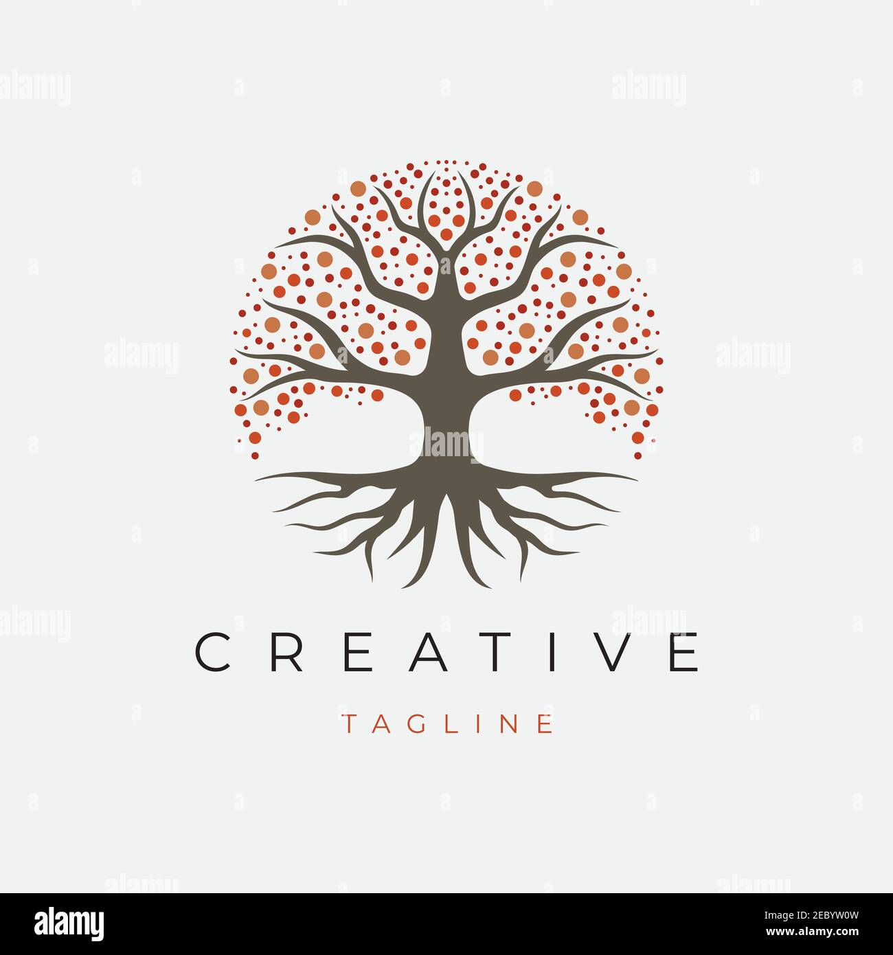 Life tree logo design symbol illustration vector template Stock Vector ...