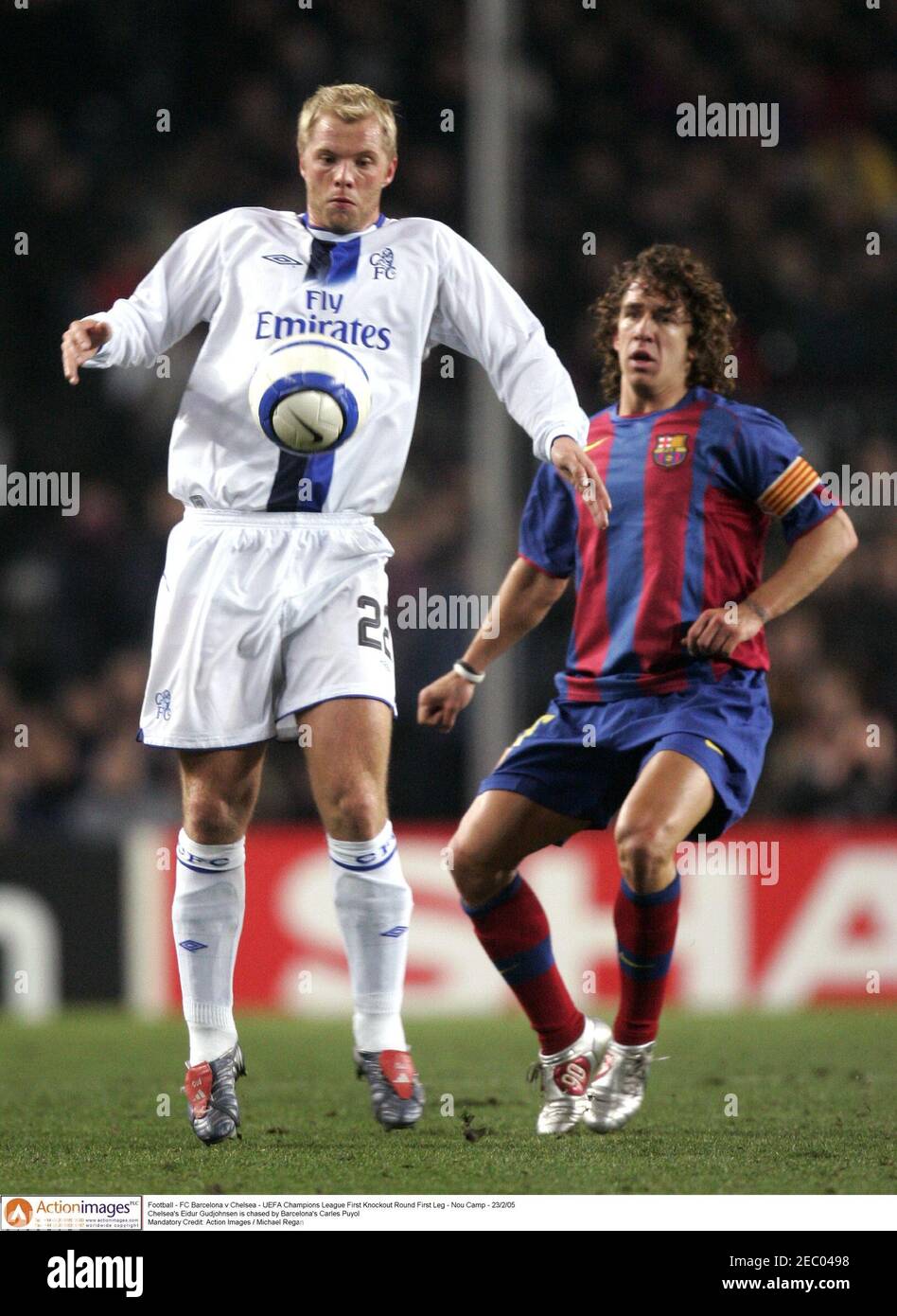Football Fc Barcelona V Chelsea Uefa Champions League First Knockout Round First Leg Nou Camp 23