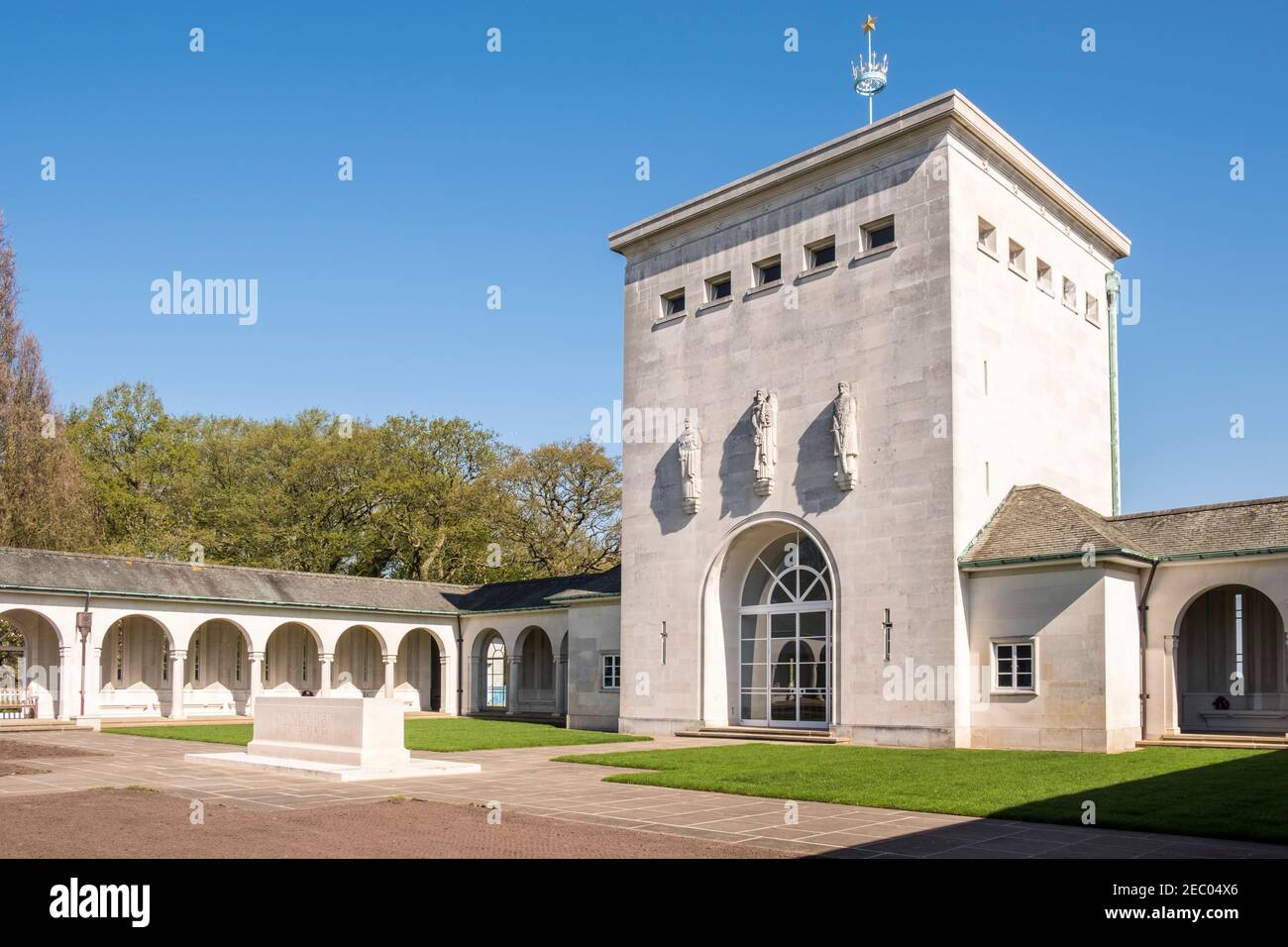 The Air Forces Memorial, or Runnymede Memorial, in Englefield Green, near Egham, Surrey, South East England, GB, UK Stock Photo