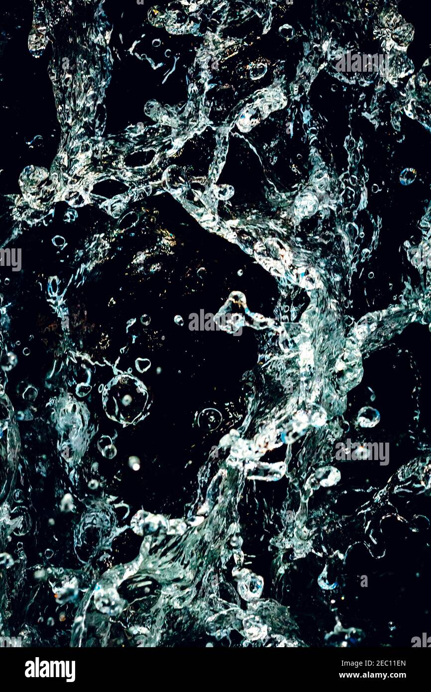 Water splash beauty black hi-res stock photography and images - Alamy