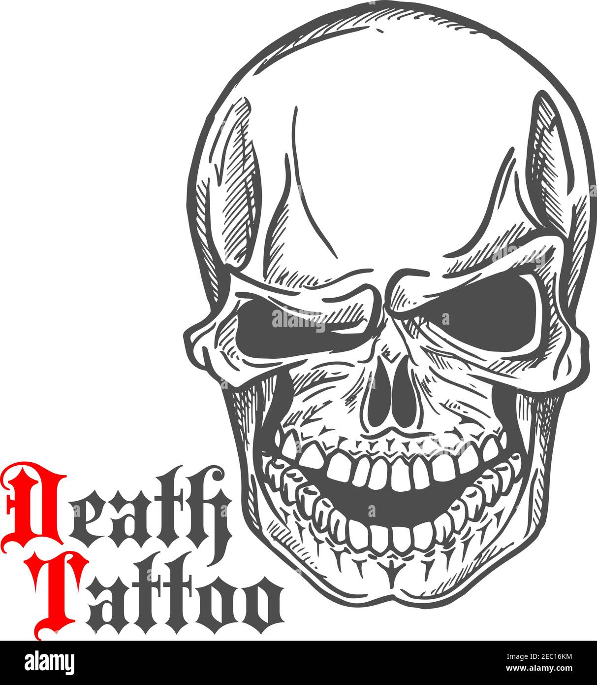How to draw a skull tattoo   CrewSkull