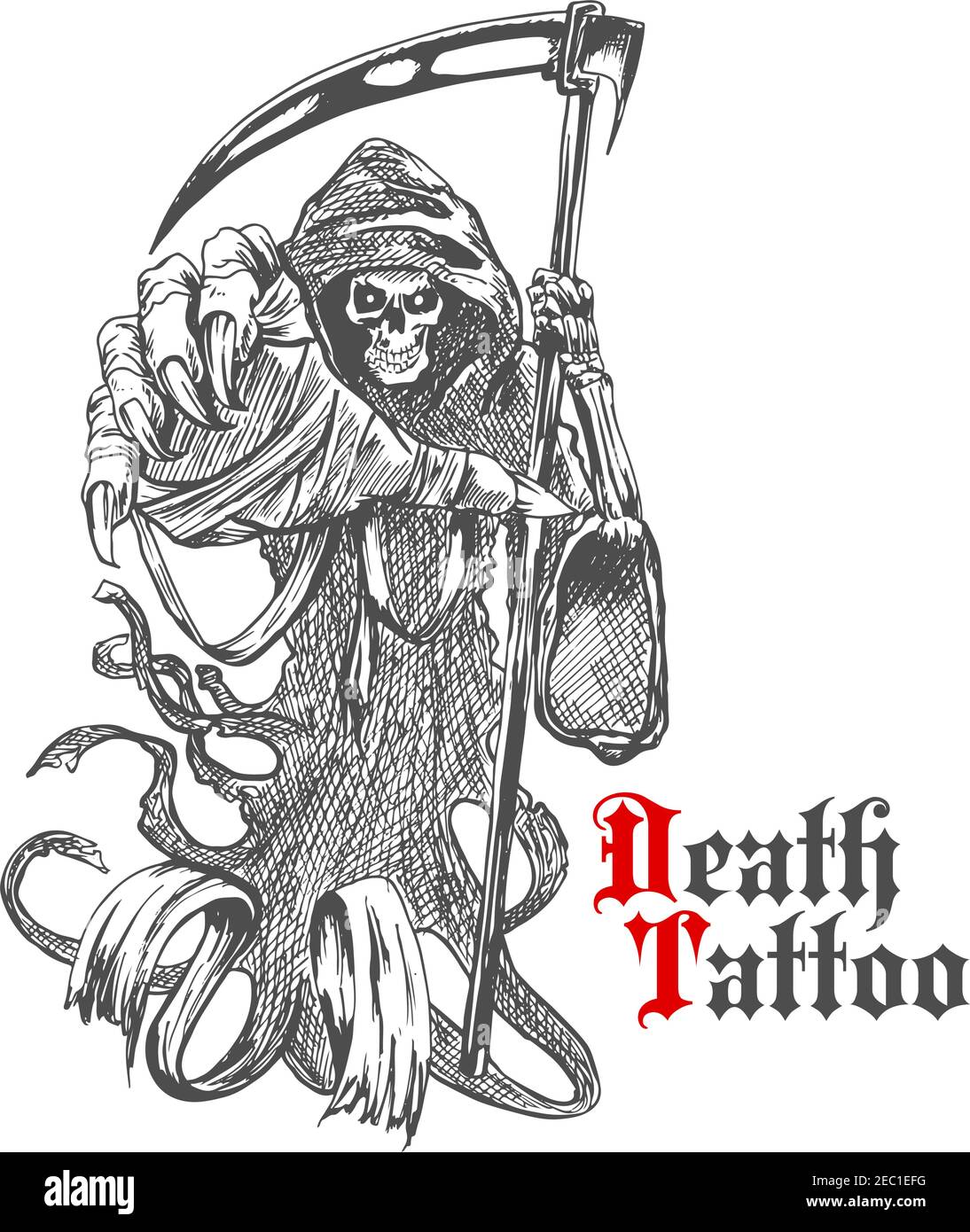 11+ Traditional Grim Reaper Tattoo Ideas That Will Blow Your Mind! - alexie