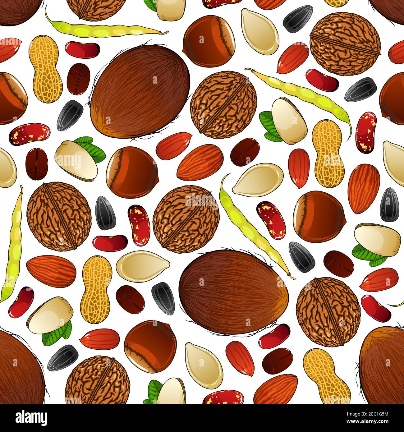 Walnuts appetizer Stock Vector Images - Alamy