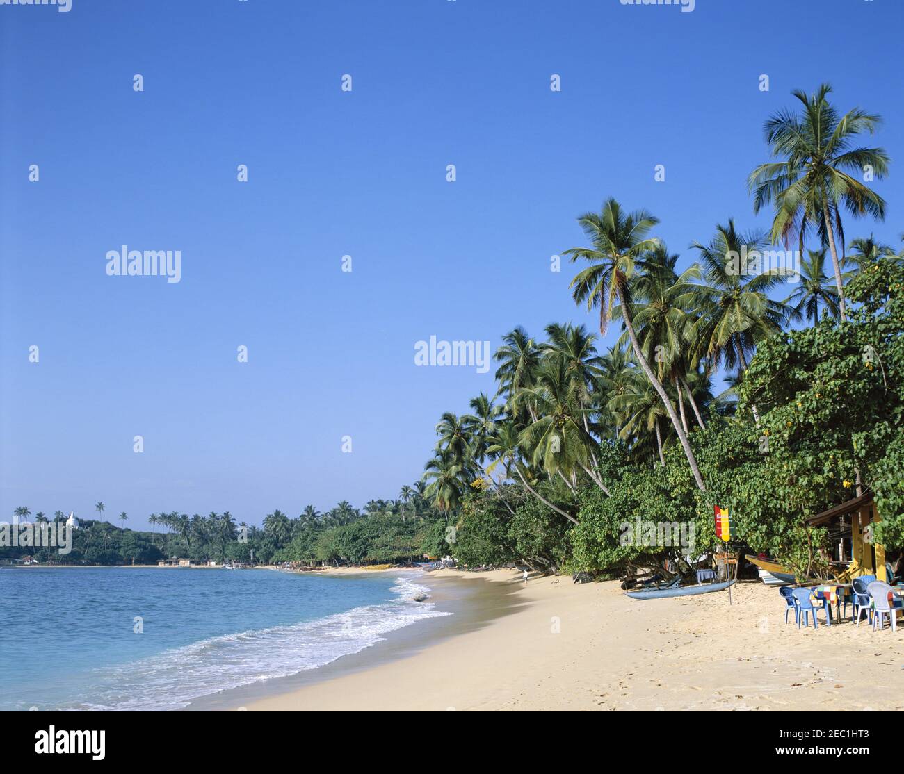 Asia Sri Lanka Unawatuna The Exotic Palm Fringed Unawatuna Beach Stock Photo Alamy<script async src=