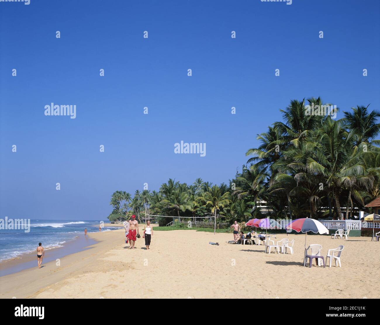 Asia Sri Lanka Unawatuna The Exotic Palm Fringed Unawatuna Beach Stock Photo Alamy<script async src=