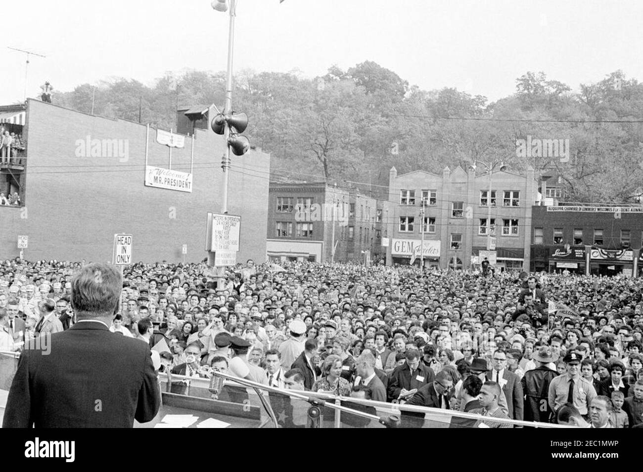 Congressional campaign trip Aliquippa, Pennsylvania, rally. President