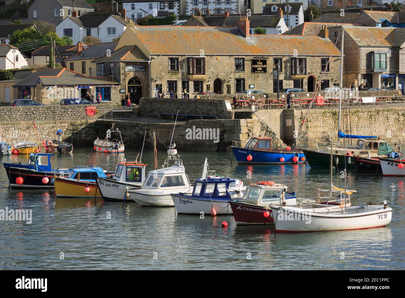 Porthleven fishing boats hires stock photography and images Alamy