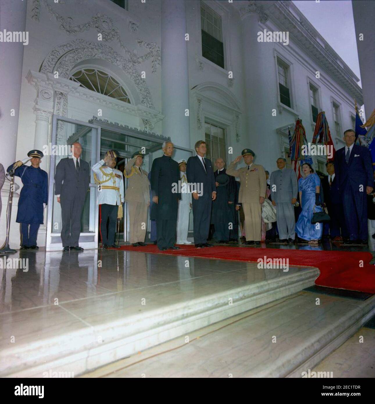 Arrival ceremony for Dr. Sarvepalli Radhakrishnan, President of India ...