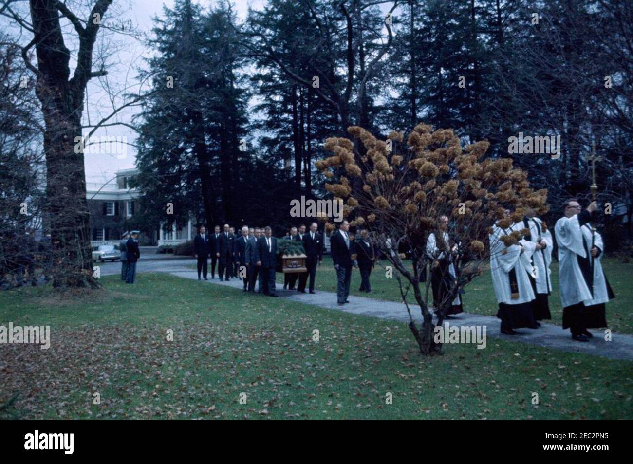 Funeral services for Mrs. Eleanor Roosevelt, Hyde Park, New York