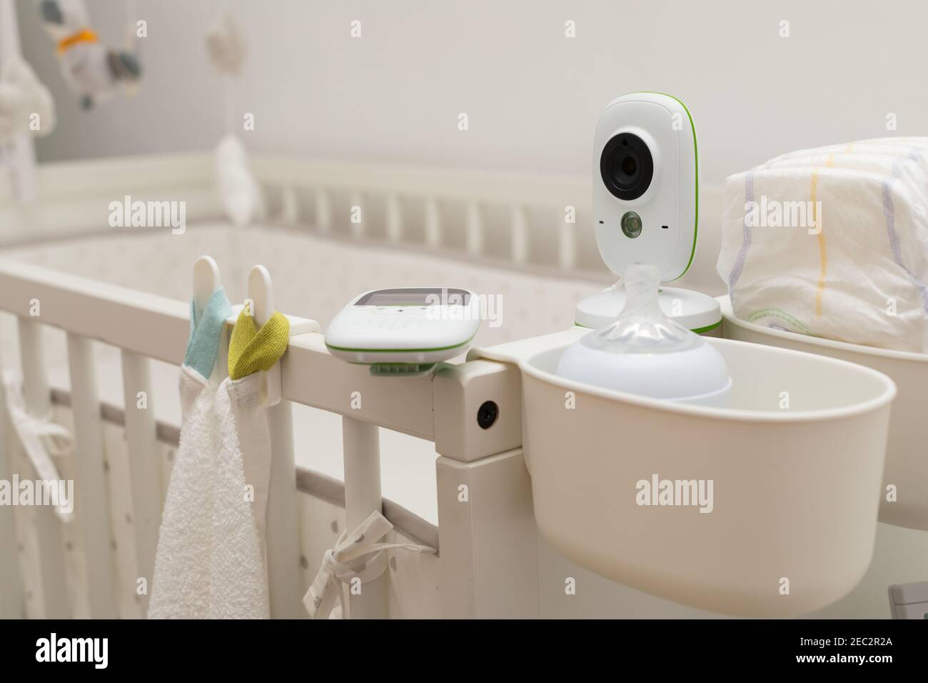 Picture of a baby monitor, camera a in child room Stock Photo Alamy