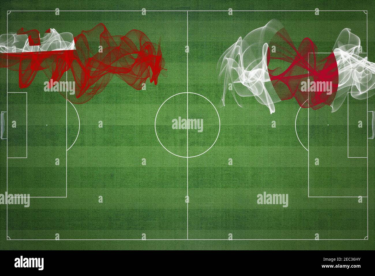 Tonga vs Japan Soccer Match, national colors, national flags, soccer