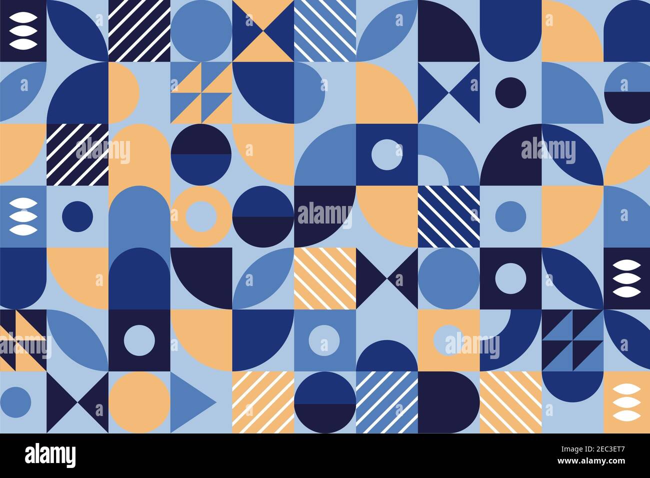 Abstract colorful geometric pattern background Stock Photo