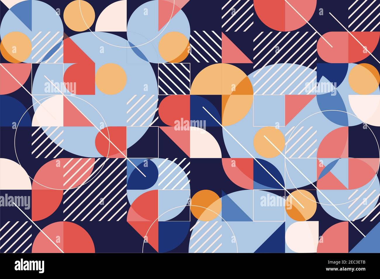 Backdrop of abstract geometric forms hi-res stock photography and ...
