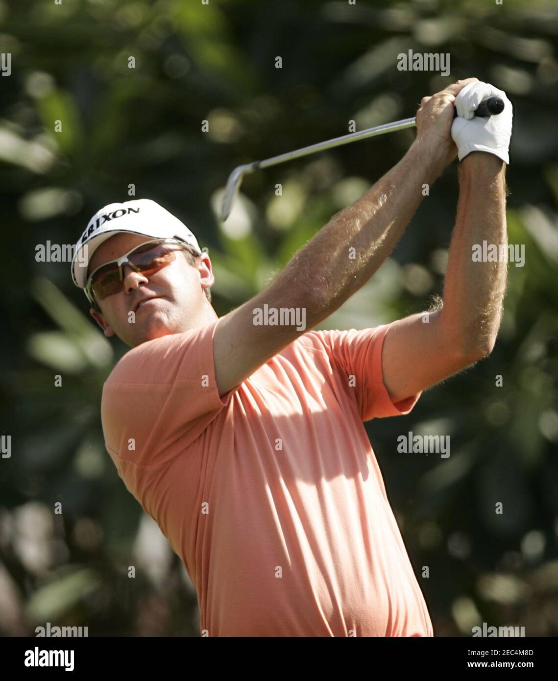 Golf - Johnnie Walker Classic - DLF Golf and Country Club, Gurgaon, India -  1/3/08 Mark Brown - New Zealand during the third round Mandatory Credit:  Action Images / Brandon Malone Stock Photo - Alamy