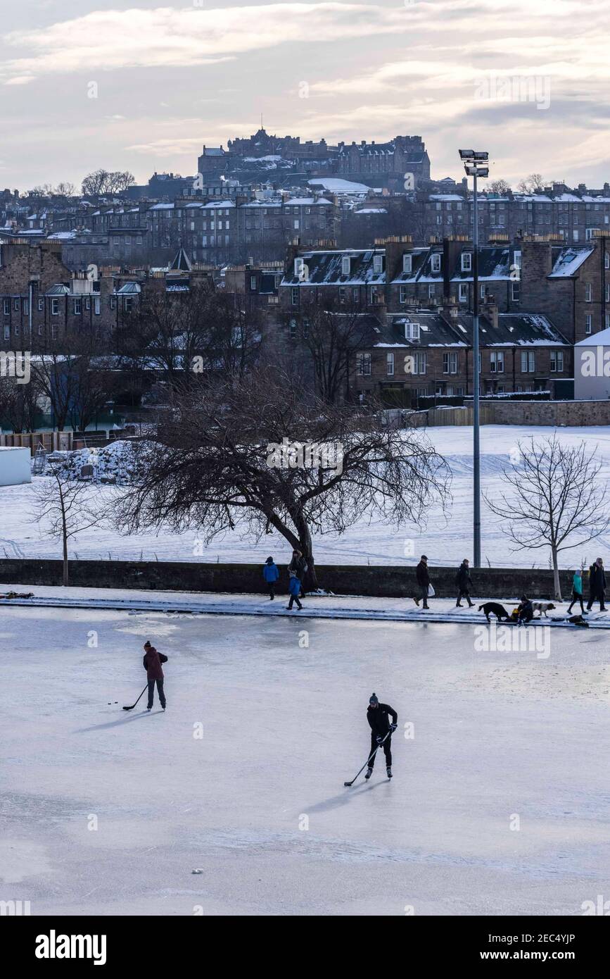 Edinburgh, United Kingdom. 13 February, 2021 Pictured Ice Hockey