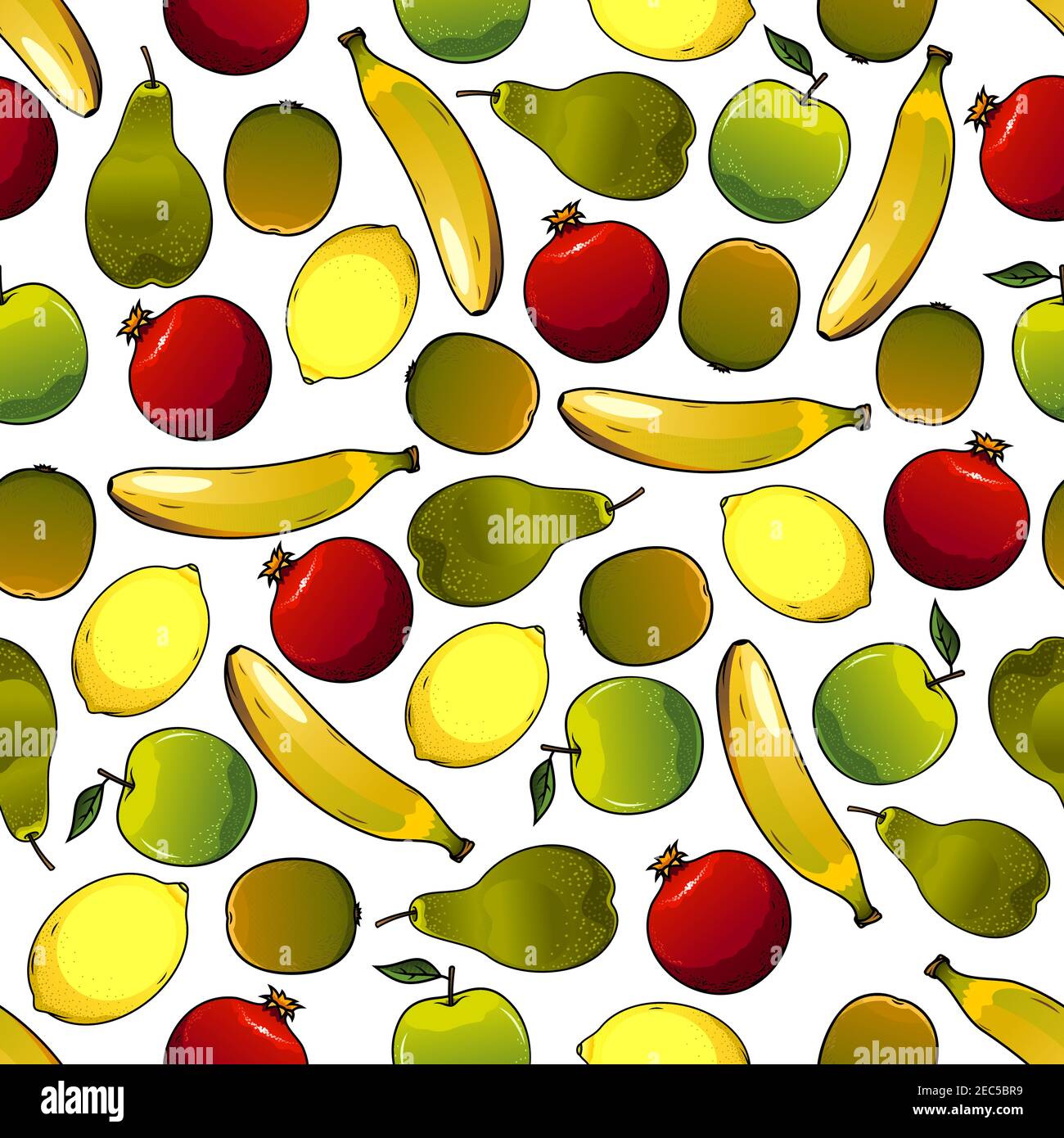 Nice mature fruits Stock Vector Images - Alamy