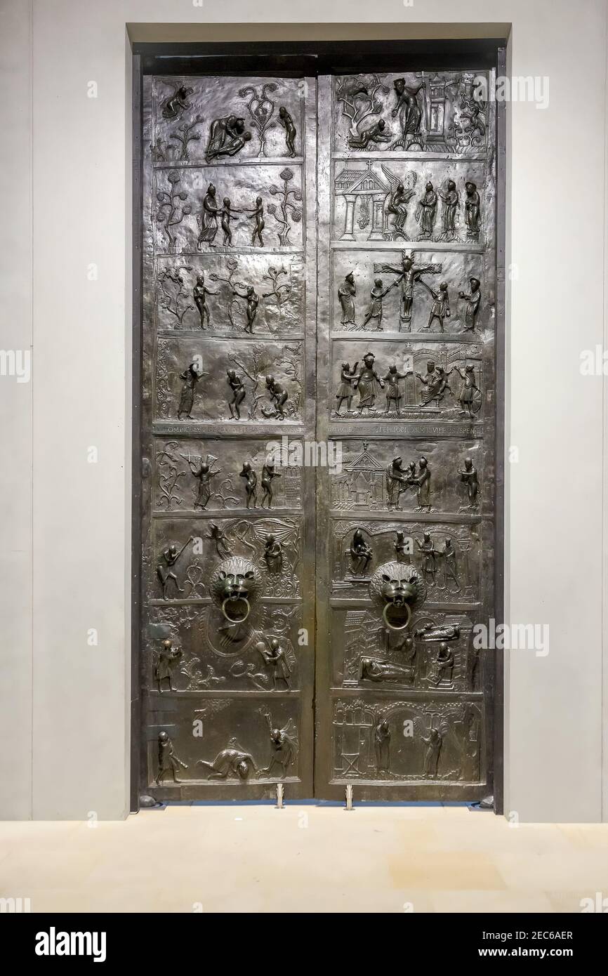The Hildesheim bronze doors are one of the most famous and most