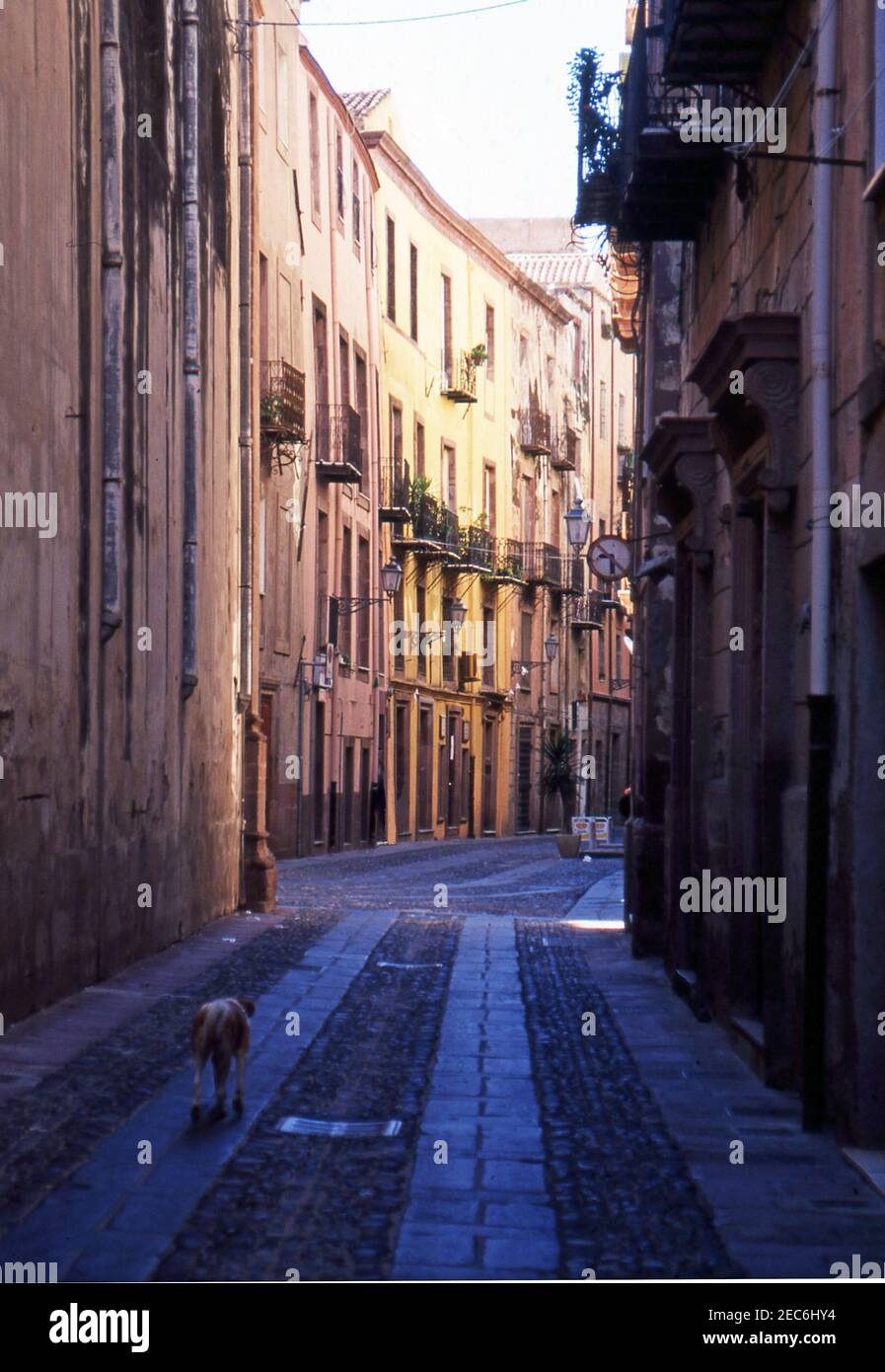 Bosa, Sardinia, Italy (scanned from colorslide) Stock Photo