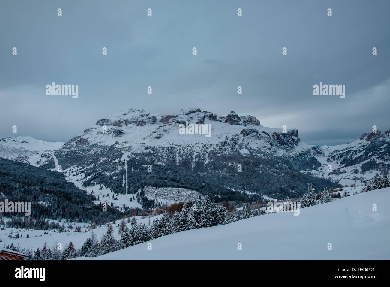 Clouds carrying snow in the italian alps Stock Photo - Alamy